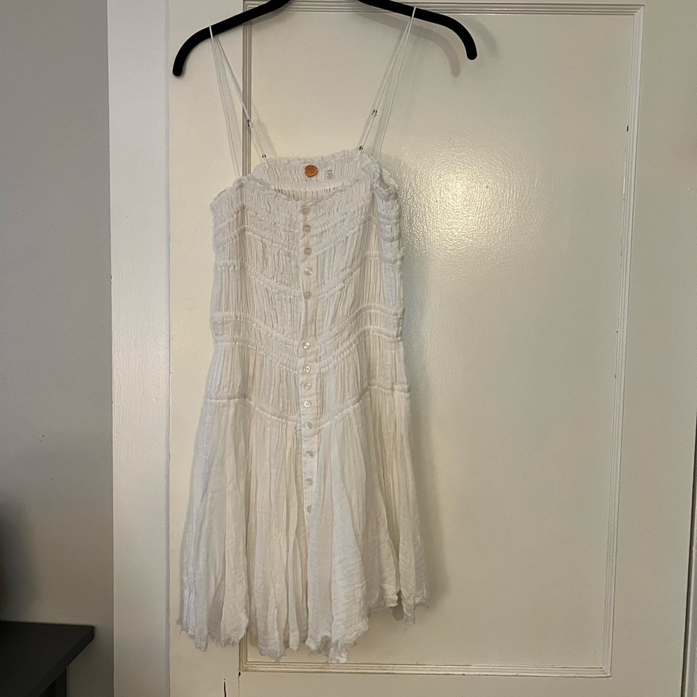 Free People Lausanne Slip Dress